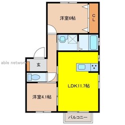 エルソレイユの物件間取画像